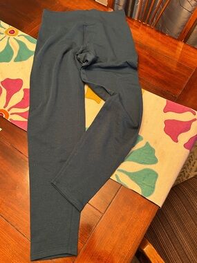 Eileen Fisher Navy Blue Stretch Leggings